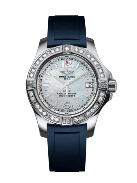 breitling colt 33 ladies rubber|Breitling Colt Lady Diamond / Pearl Diamond / Rubber • .